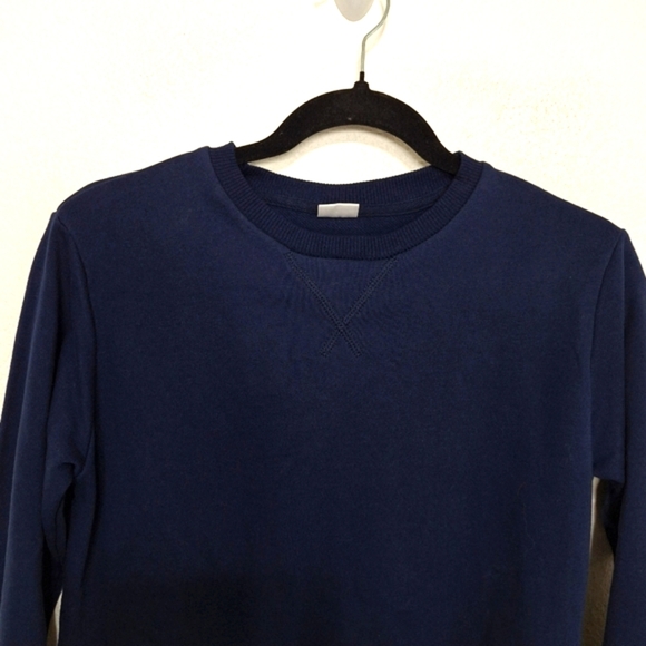 Spring & Gege Boys Dark Blue Gorpcore Long Sleeve Crew Neck Sweatshirt Size L - Picture 2 of 9